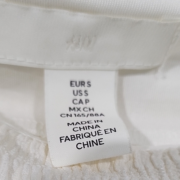 H&M Cream Textured Blouse - Picture 2 of 2